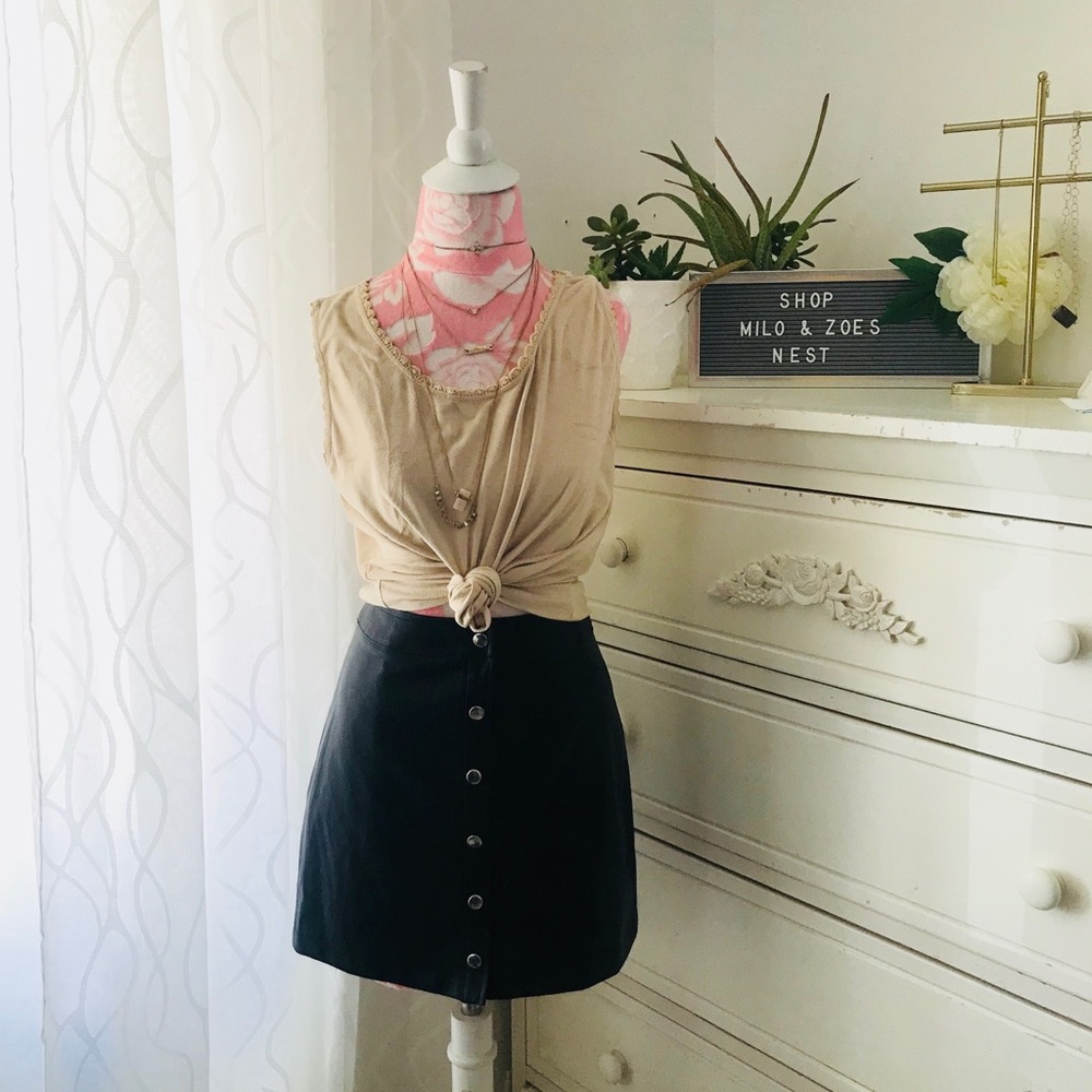 Liz Claiborne Velour Cream Top L - Picture 1 of 7